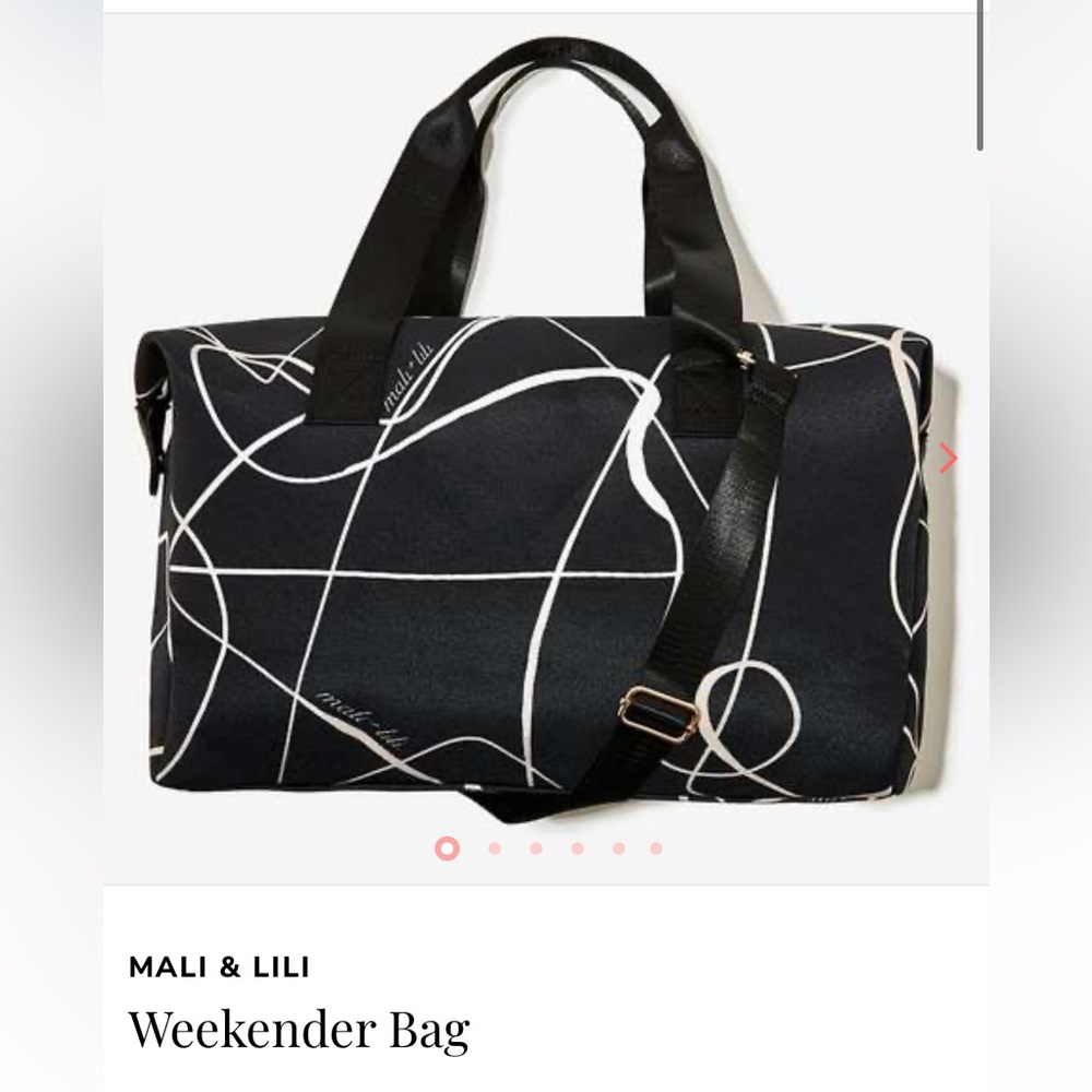 New unopened Mali & Lili Weekender Bag